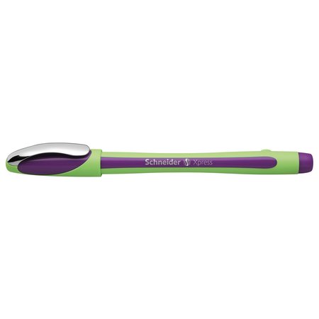 Schneider Pen Xpress Fineliner Pen, Fiber Tip, 0.8 mm, Pink, 10PK 190008